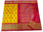 Pochampally Ikat Handloom Silk Saree- 6.2 Meters with Blouse