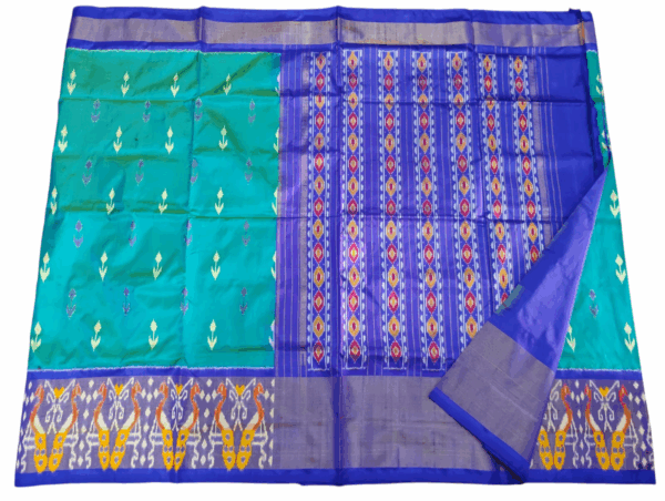 Pochampally Ikat Handloom Silk Saree- 6.2 Meters with Blouse