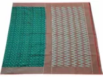 Mercerised Cotton Pochampally Saree with Traditional Ikat Weave