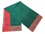Mercerised Cotton Pochampally Saree with Traditional Ikat Weave - Image 3