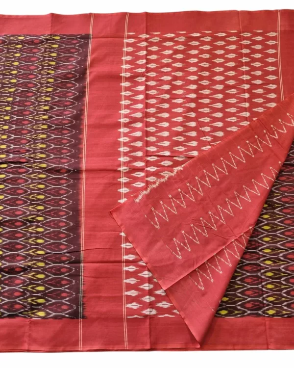 Handwoven Pochampally Saree with Matching Blouse