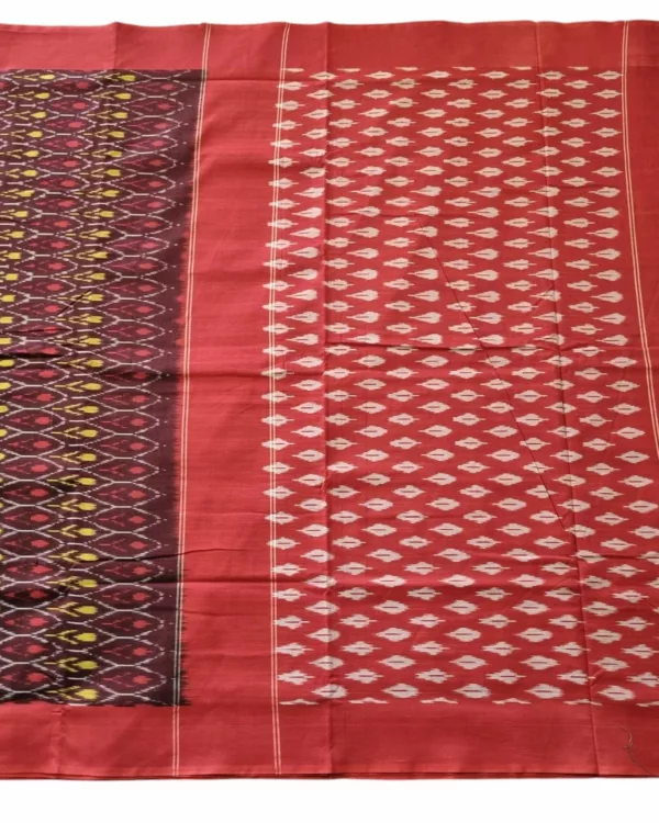 Handwoven Pochampally Saree with Matching Blouse