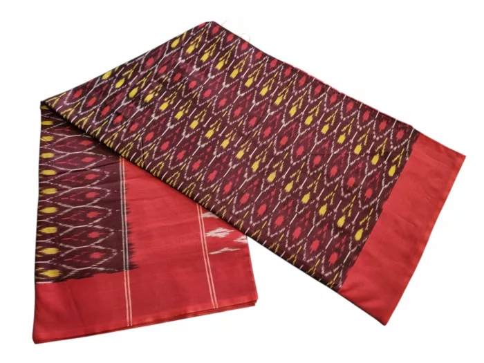 Handwoven Pochampally Saree with Matching Blouse