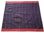 kat Mercerised Cotton pochampally Saree with Matching Blouse - Image 2
