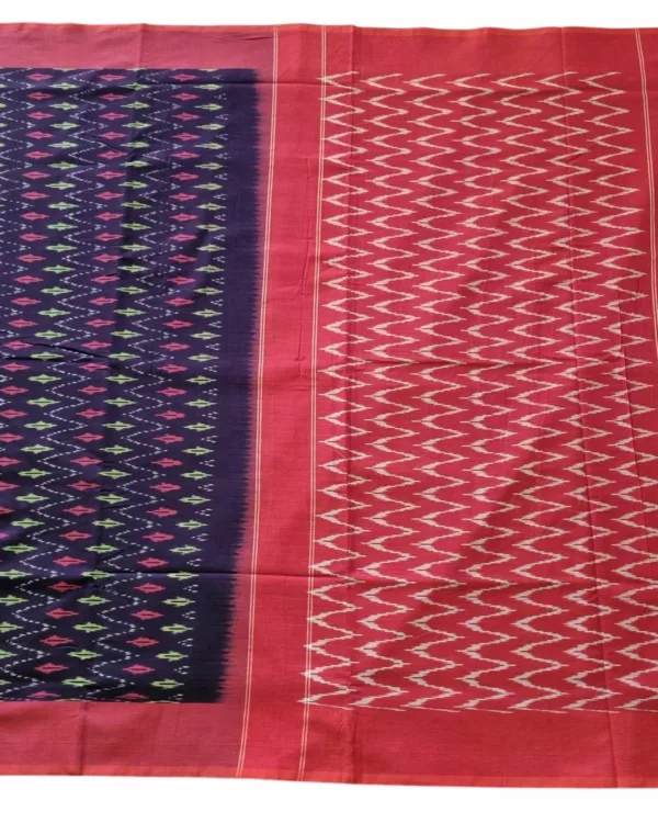 Handwoven Pochampally Saree with Matching Blouse