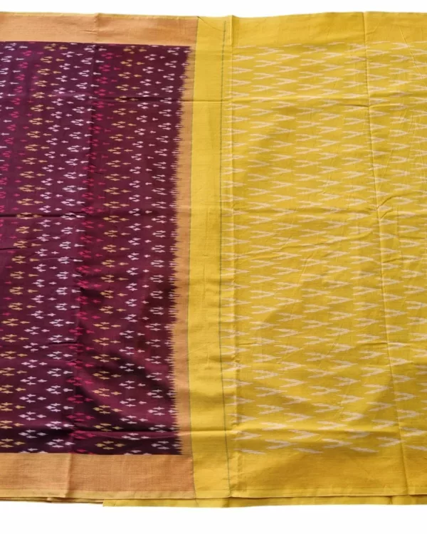 Handwoven Pochampally Saree with Matching Blouse
