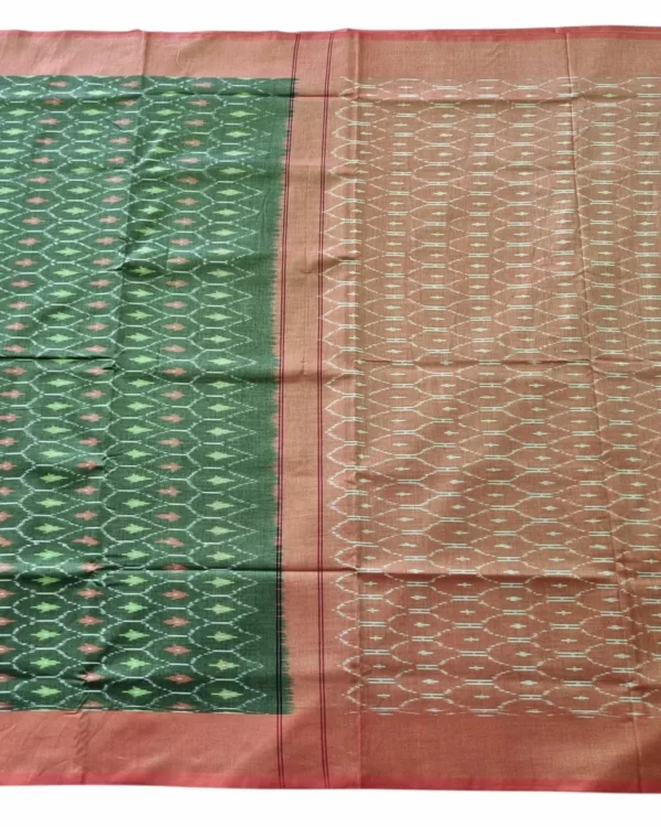 Handwoven Pochampally Saree with Matching Blouse