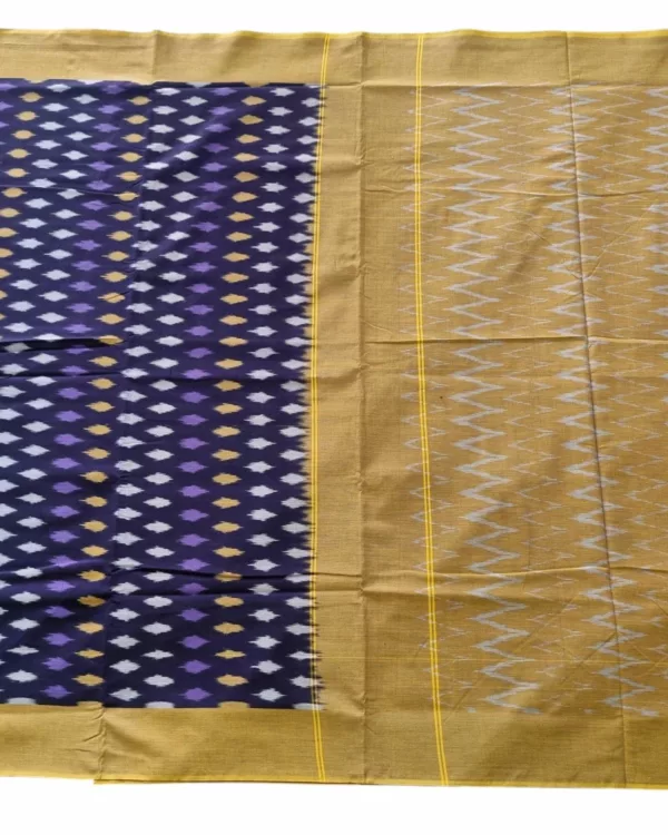 Handwoven Pochampally Saree with Matching Blouse