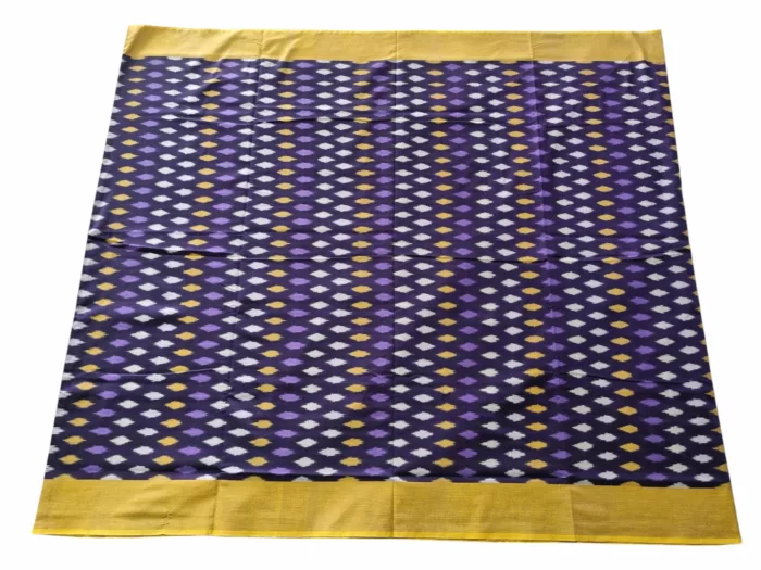 Handwoven Pochampally Saree with Matching Blouse