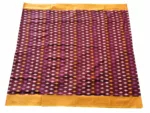 kat Mercerised Cotton pochampally Saree with Matching Blouse - Image 3