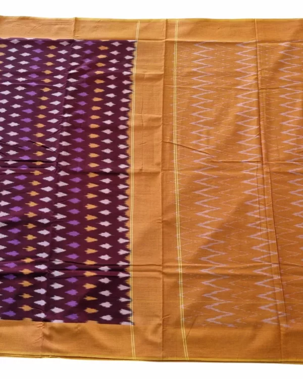 Handwoven Pochampally Saree with Matching Blouse