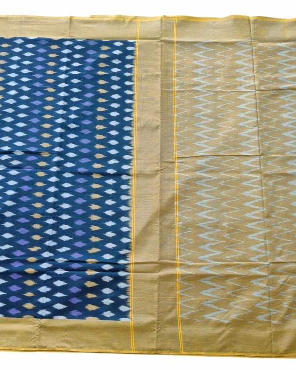 Handwoven Pochampally Saree with Matching Blouse