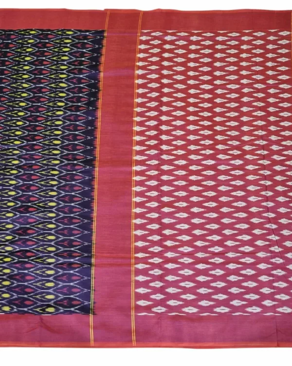 Handwoven Pochampally Saree with Matching Blouse