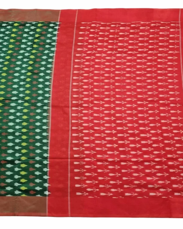Handwoven Pochampally Saree with Matching Blouse