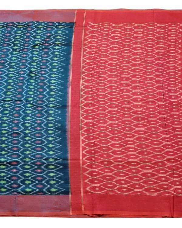Handwoven Pochampally Saree with Matching Blouse