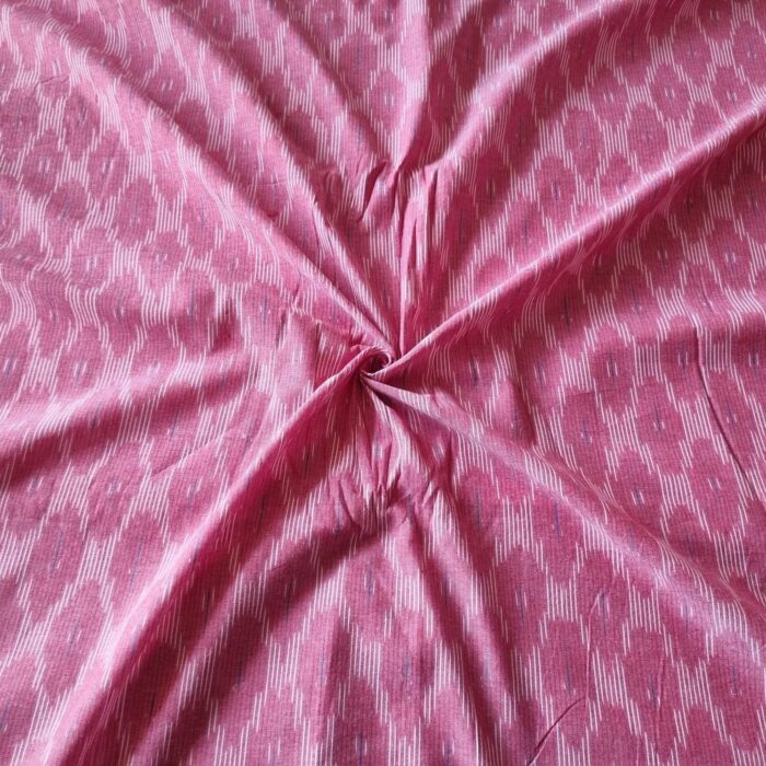 Pure Cotton Fabric – Handwoven Ikat Design - Image 1