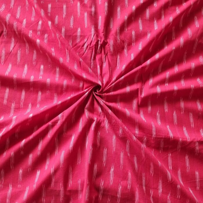 Pure Cotton Fabric – Handwoven Ikat Design - Image 1