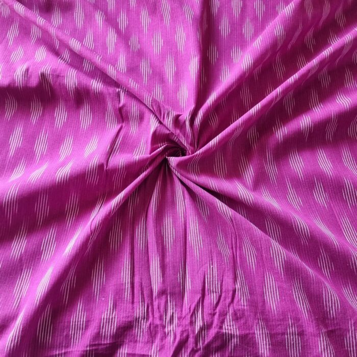 Pure Cotton Fabric – Handwoven Ikat Design - Image 1