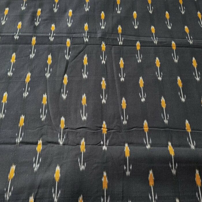 Pure Cotton Fabric – Handwoven Ikat Design - Image 2