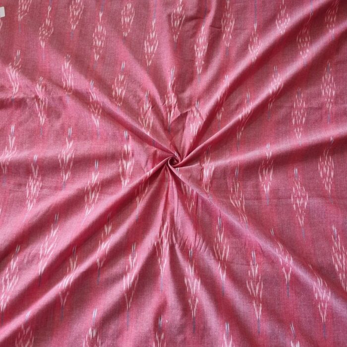 Pure Cotton Fabric – Handwoven Ikat Design - Image 1