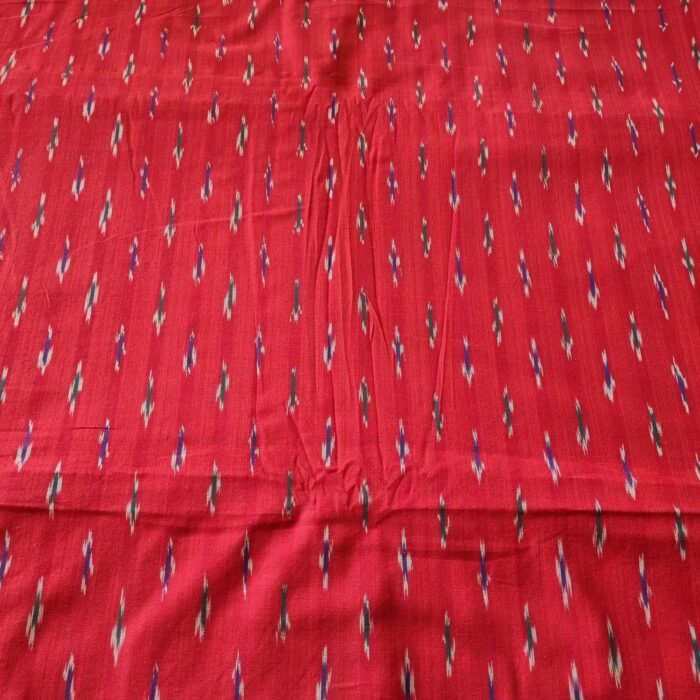 Pure Cotton Fabric – Handwoven Ikat Design - Image 2