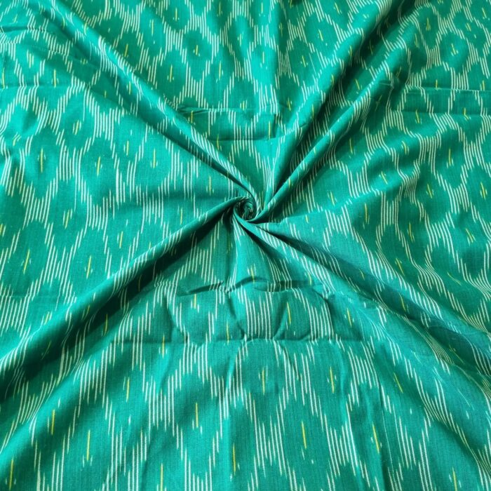 Pure Cotton Fabric – Handwoven Ikat Design - Image 1