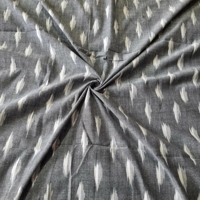Pure Cotton Fabric – Handwoven Ikat Design - Image 1