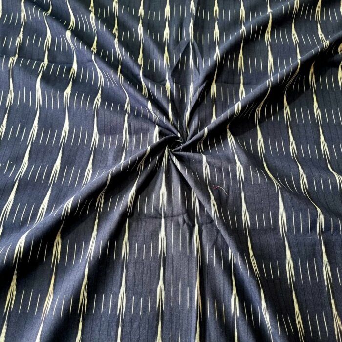 Pure Cotton Fabric – Handwoven Ikat Design - Image 1