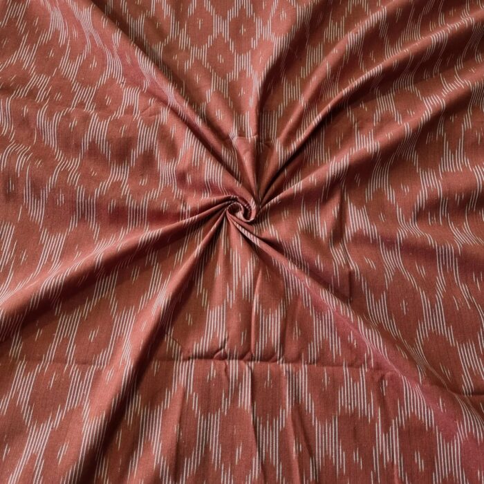 Pure Cotton Fabric – Handwoven Ikat Design - Image 1