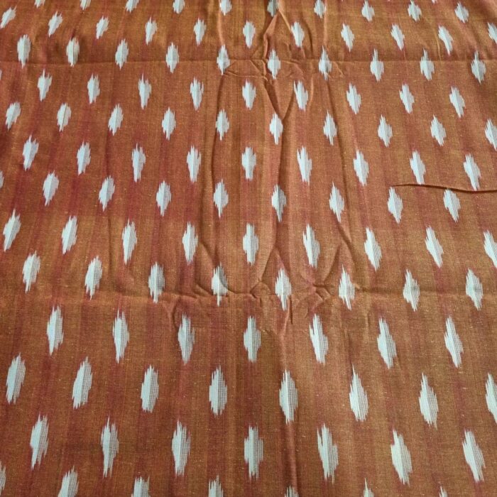 Pure Cotton Fabric – Handwoven Ikat Design - Image 2