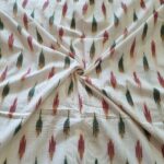 Pure Cotton Fabric – Handwoven Ikat Design