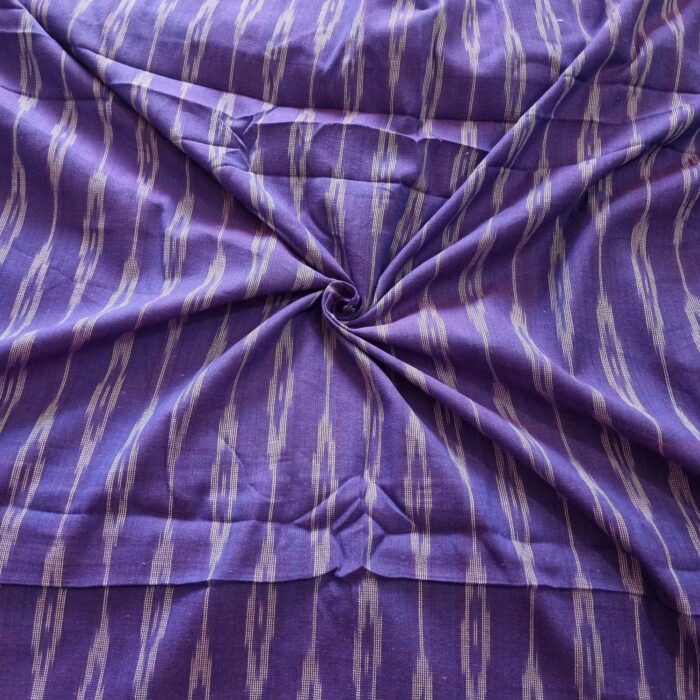 Pure Cotton Fabric – Handwoven Ikat Design - Image 1