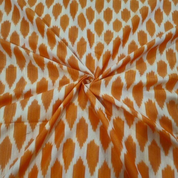 Premium Mercerised Ikat Fabric for Elegant Creations - Image 1