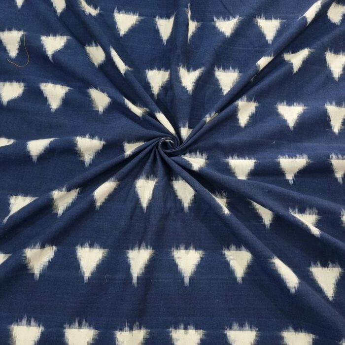 Handwoven Double Ikat Fabric – Premium Cotton - Image 1
