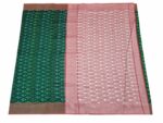 kat Mercerised Cotton pochampally Saree with Matching Blouse