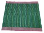 kat Mercerised Cotton pochampally Saree with Matching Blouse - Image 2