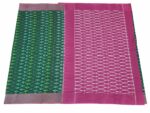 kat Mercerised Cotton pochampally Saree with Matching Blouse