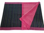 kat Mercerised Cotton pochampally Saree with Matching Blouse - Image 3