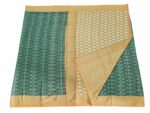 kat Mercerised Cotton pochampally Saree with Matching Blouse - Image 3