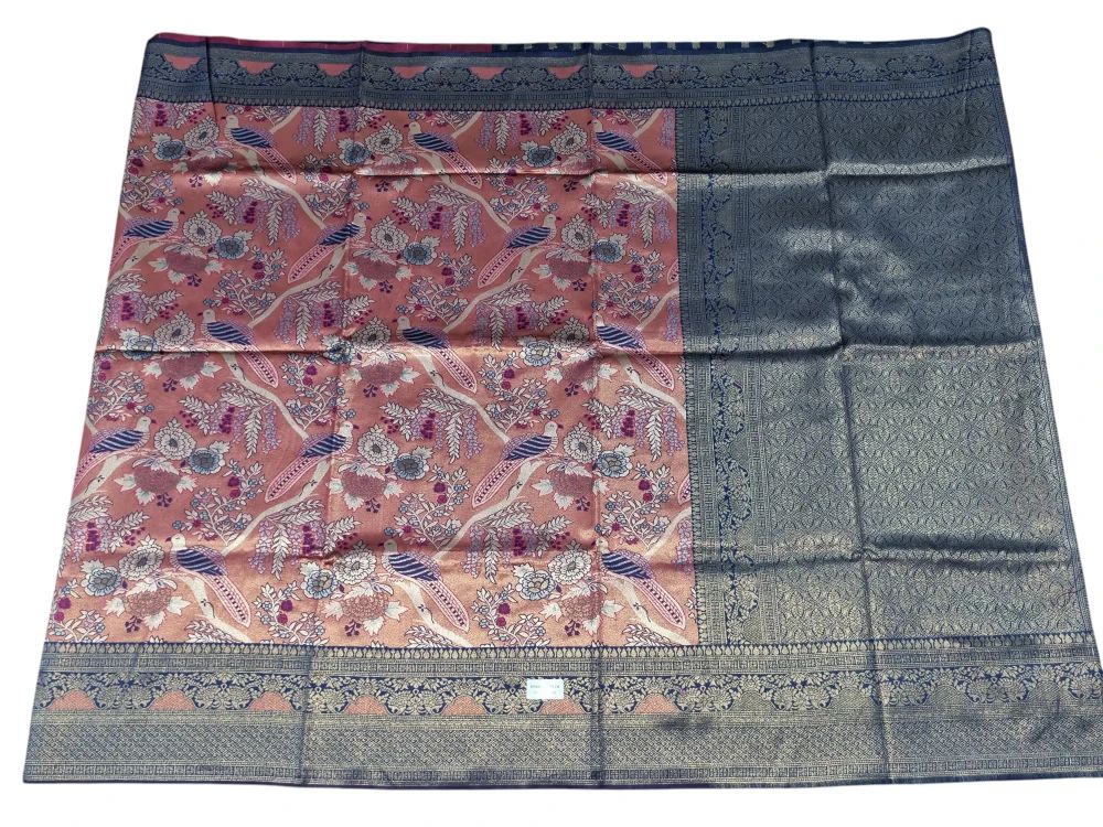 wp-17578698213924232511122179419751.webp Premium Swastik Silk Saree with Matching Blouse Piece - Image 1