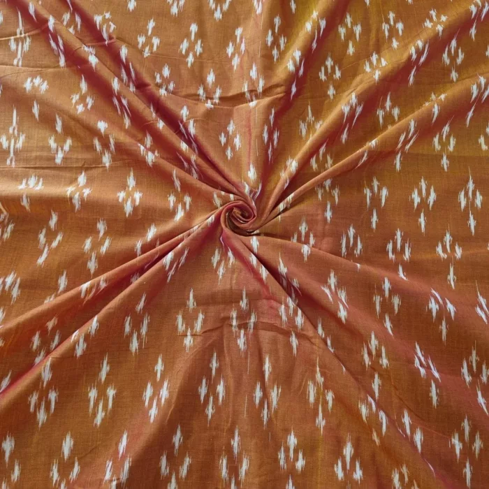 Premium Mercerised Ikat Fabric for Elegant Creations - Image 1