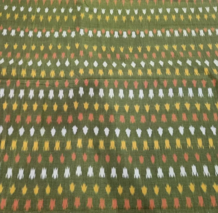 Premium Mercerised Ikat Fabric for Elegant Creations - Image 2