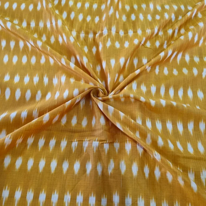 Premium Mercerised Ikat Fabric for Elegant Creations - Image 1