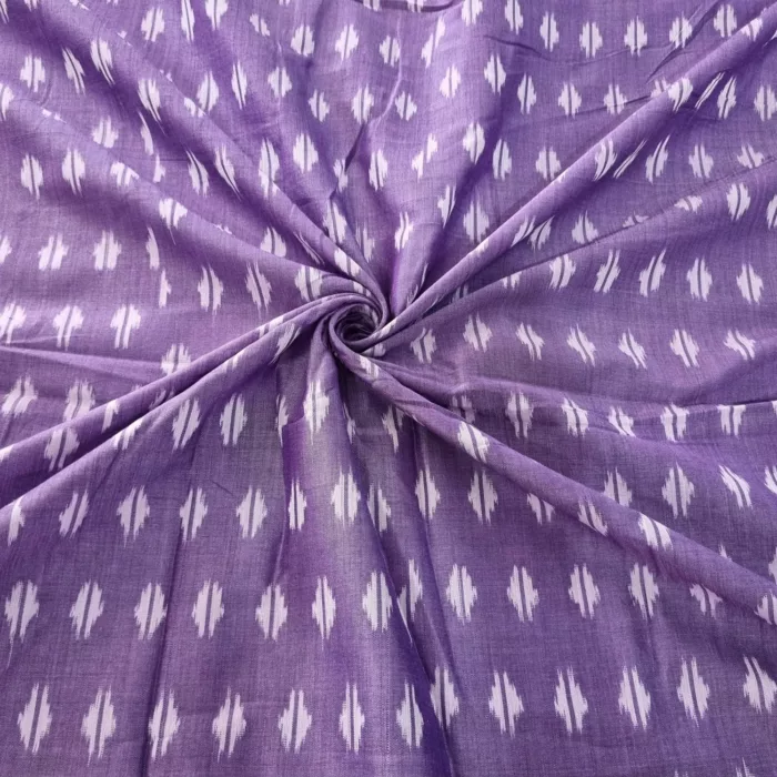 Premium Mercerised Ikat Fabric for Elegant Creations - Image 1