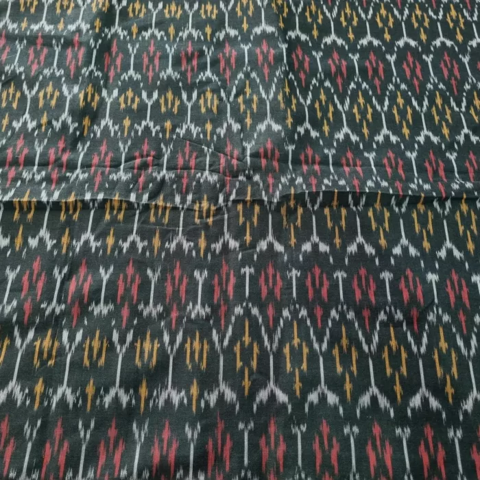 Premium Mercerised Ikat Fabric for Elegant Creations - Image 2