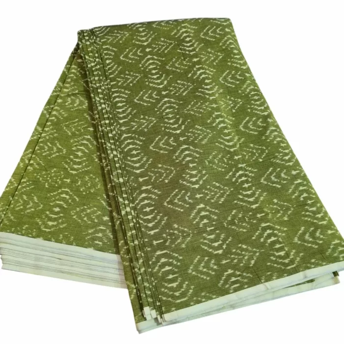 Premium Mercerised Ikat Fabric for Elegant Creations - Image 3