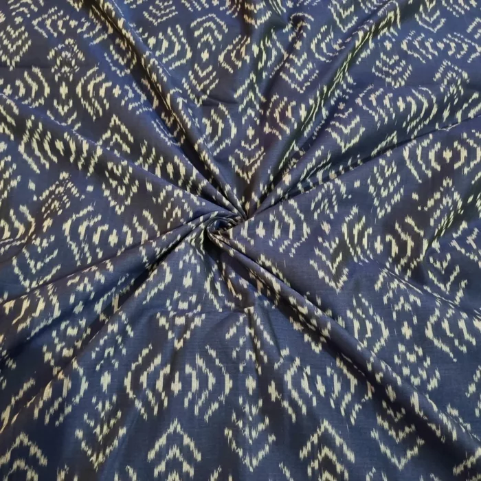 Premium Mercerised Ikat Fabric for Elegant Creations - Image 1