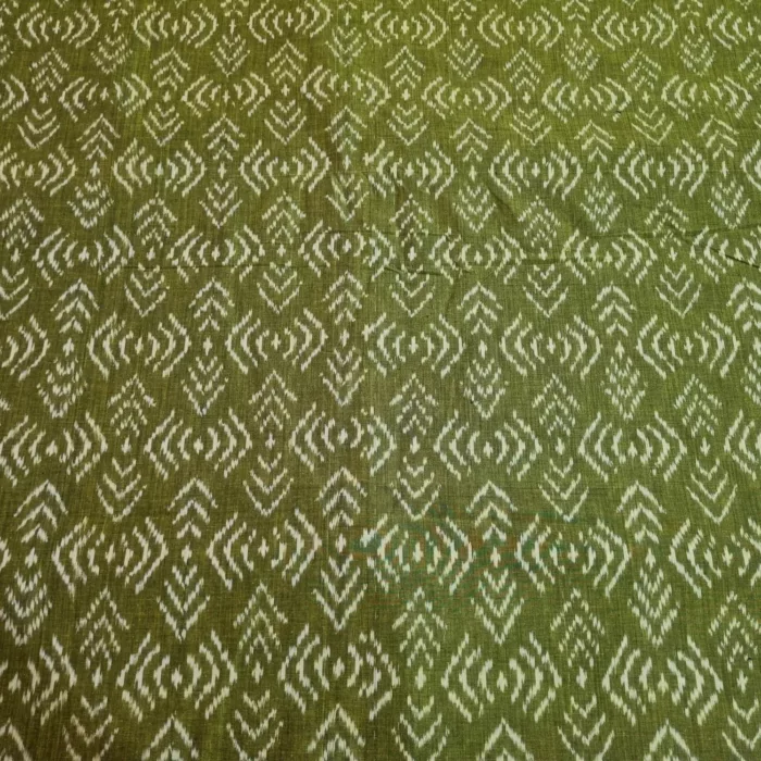 Premium Mercerised Ikat Fabric for Elegant Creations - Image 2