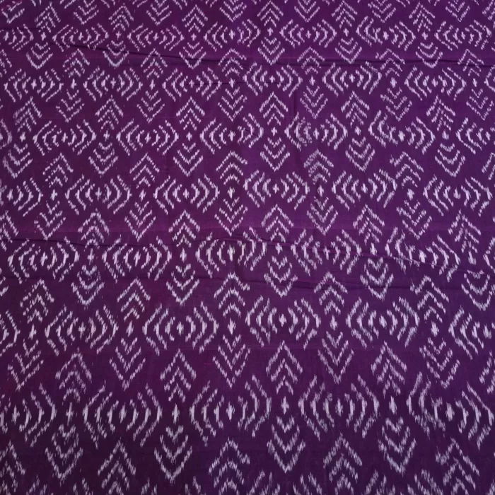 Premium Mercerised Ikat Fabric for Elegant Creations - Image 2