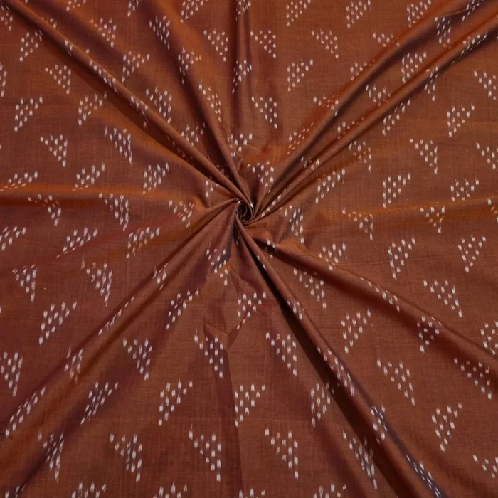 Premium Mercerised Ikat Fabric for Elegant Creations - Image 1